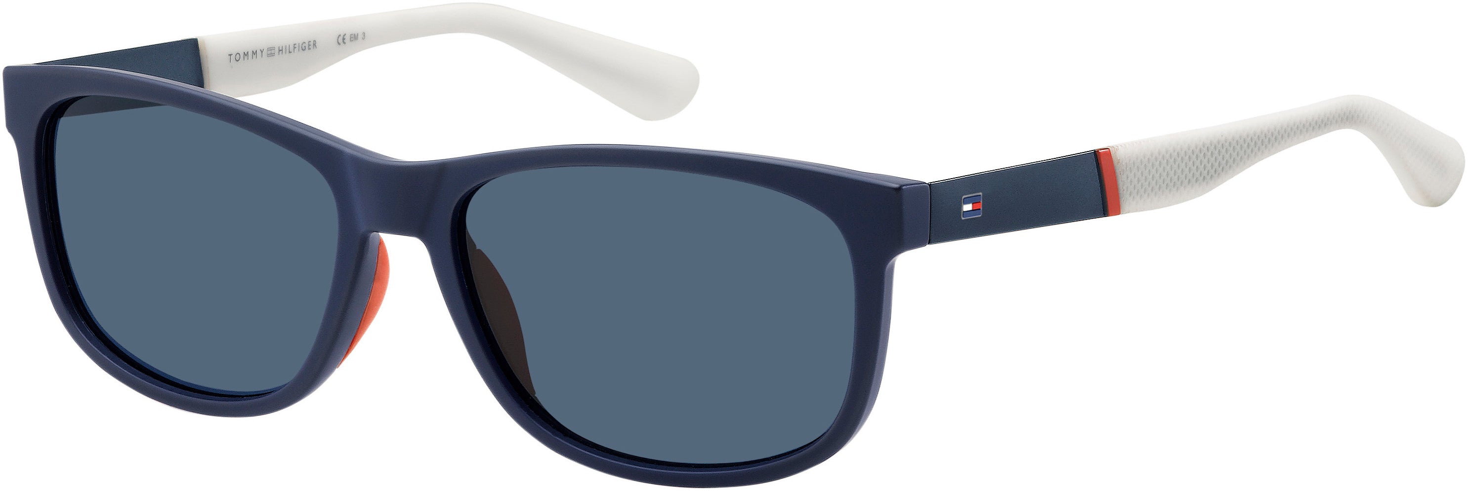 Tommy Hilfiger T. Hilfiger 1520/S Rectangular Sunglasses 0RCT-0RCT  Matte Blue (KU Blue)