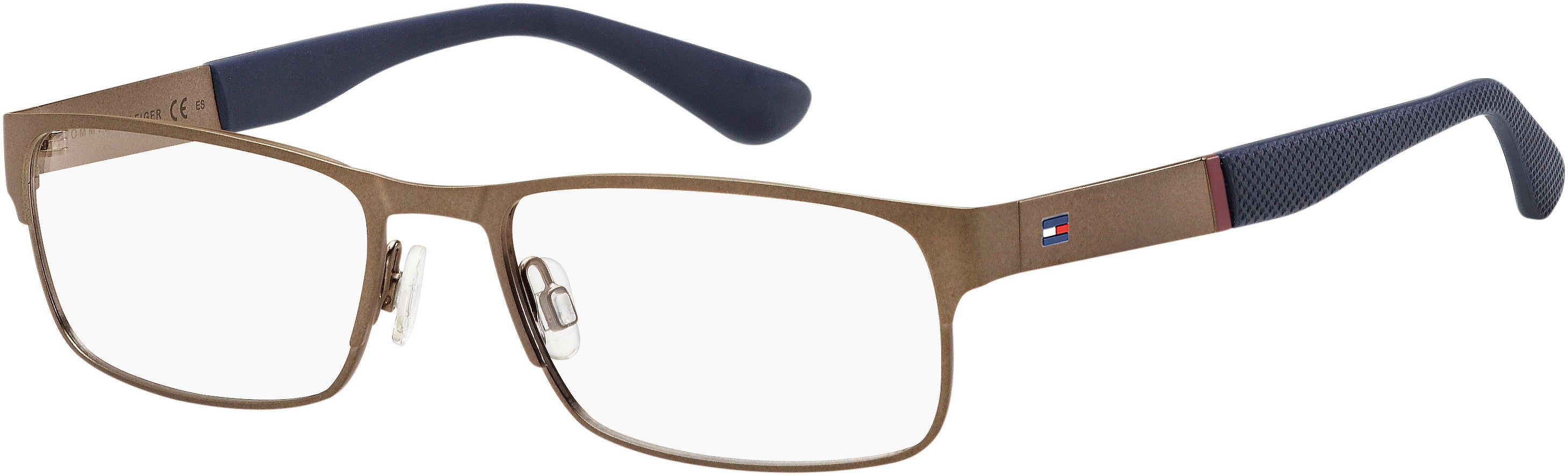 Tommy Hilfiger T. Hilfiger 1523 Rectangular Eyeglasses 009Q-009Q  Brown (00 Demo Lens)