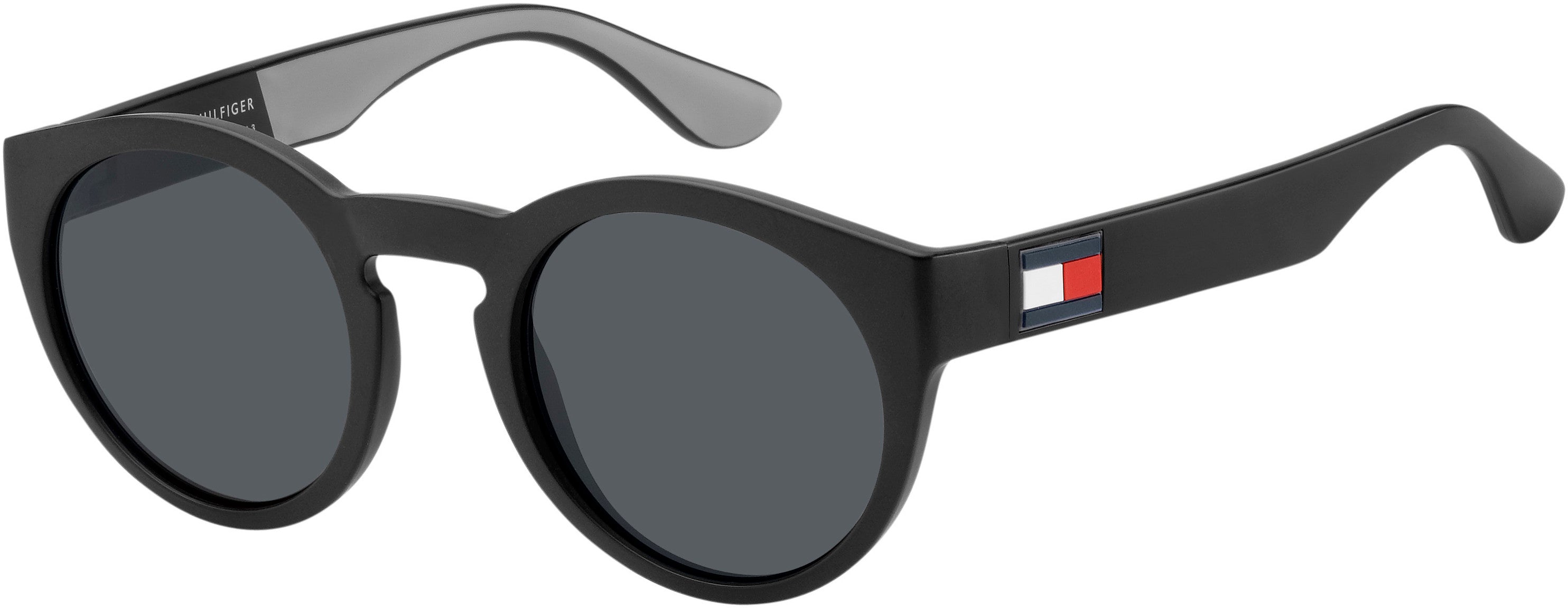 Tommy Hilfiger T. Hilfiger 1555/S Tea Cup Sunglasses 008A-008A  Black Gray (IR Gray)