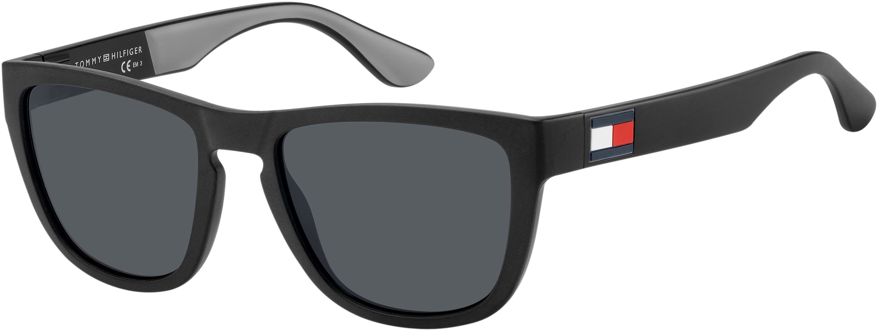 Tommy Hilfiger T. Hilfiger 1557/S Rectangular Sunglasses 008A-008A  Black Gray (IR Gray)