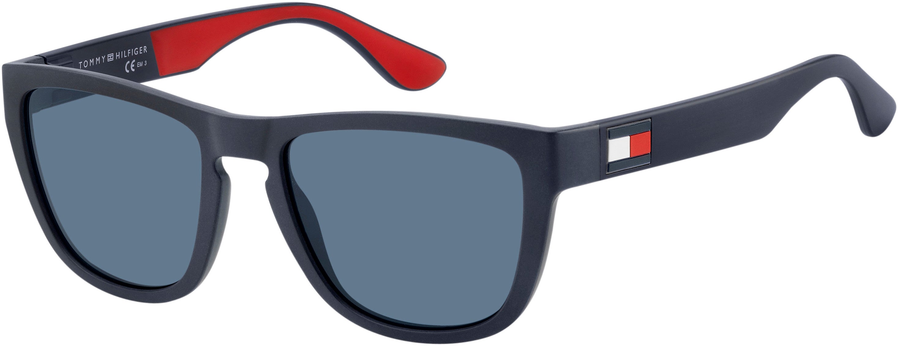 Tommy Hilfiger T. Hilfiger 1557/S Rectangular Sunglasses 08RU-08RU  Bl Red White (KU Blue)