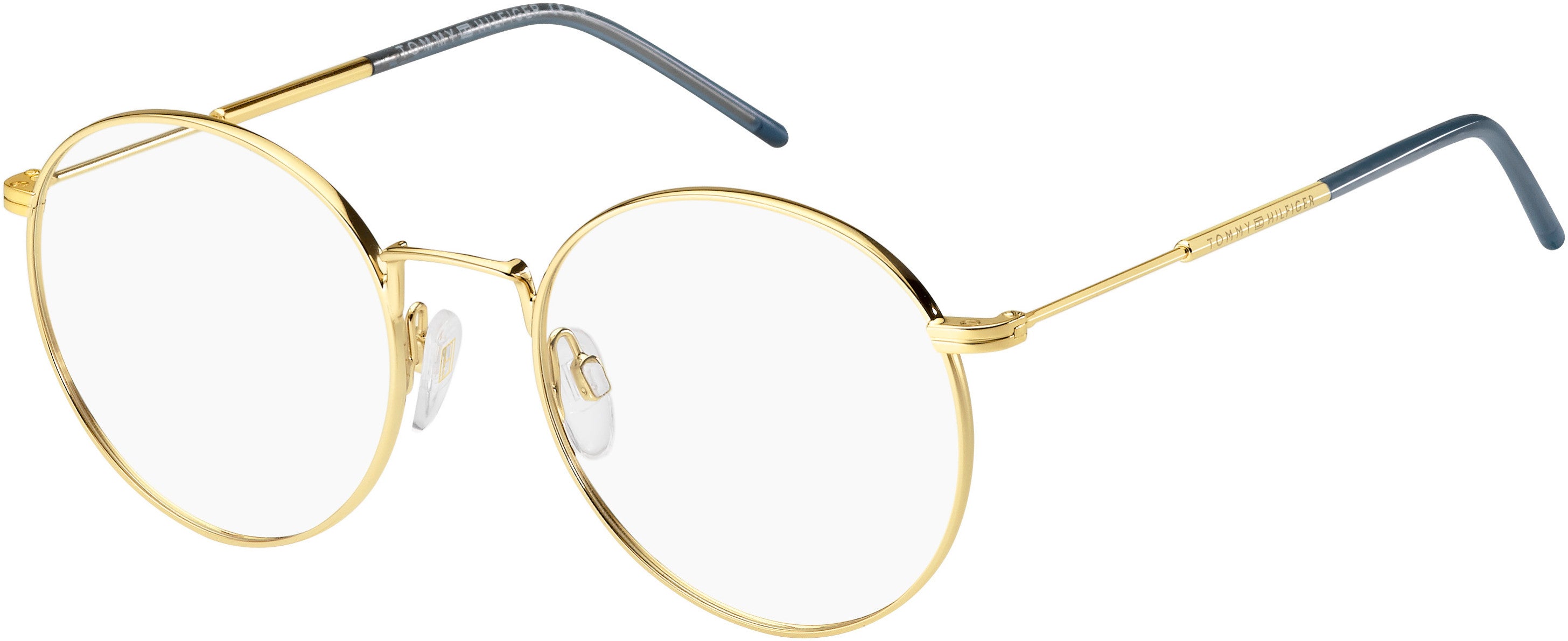 Tommy Hilfiger T. Hilfiger 1586 Oval Modified Eyeglasses 0J5G-0J5G  Gold (00 Demo Lens)