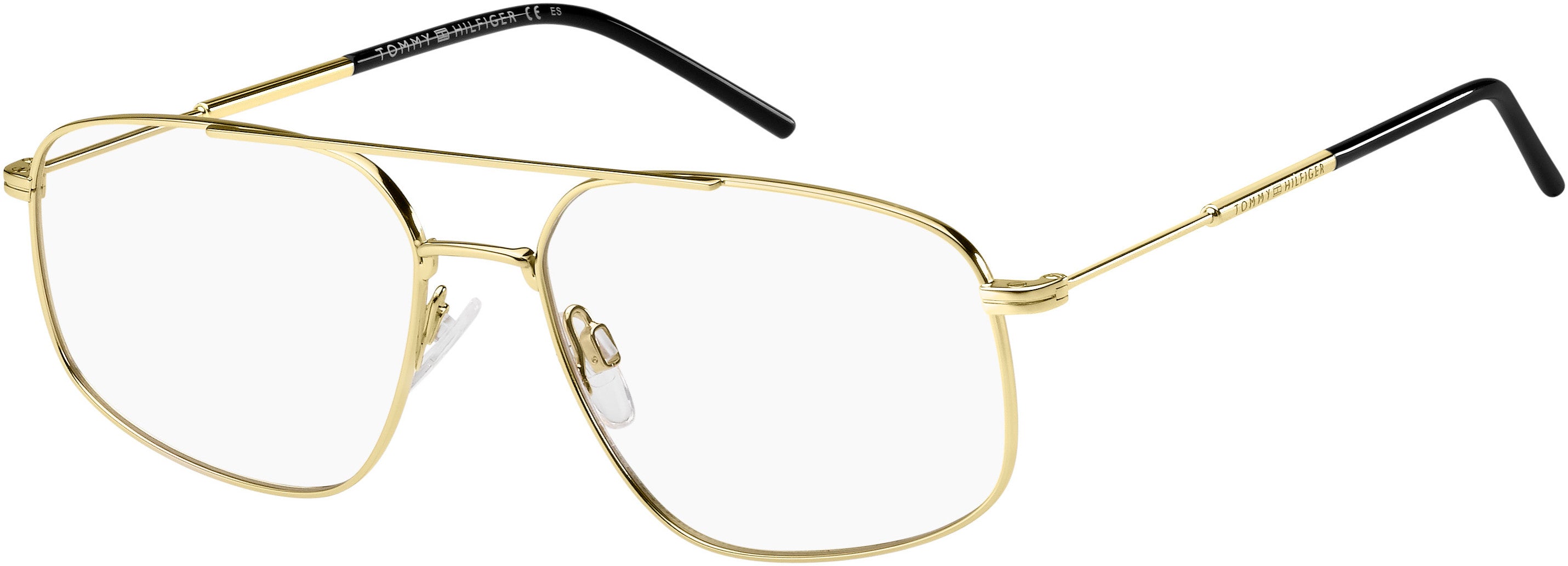 Tommy Hilfiger T. Hilfiger 1631 Rectangular Eyeglasses 0J5G-0J5G  Gold (00 Demo Lens)
