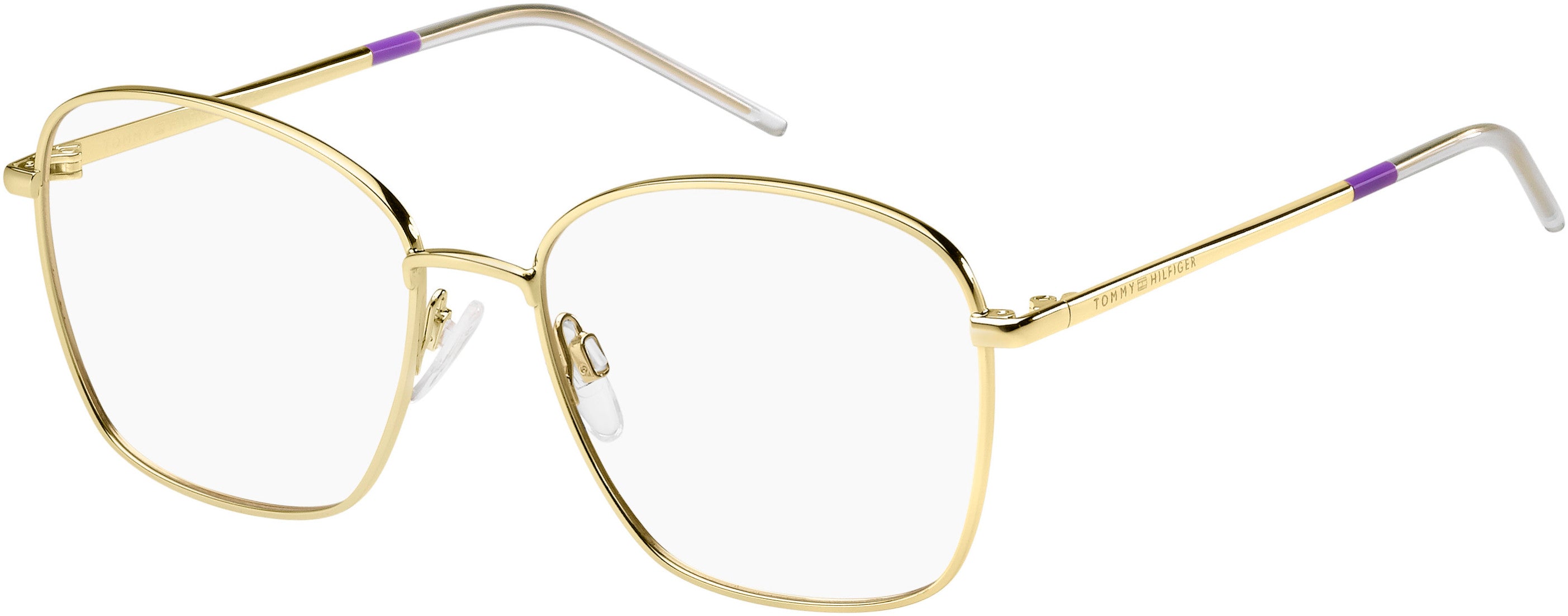 Tommy Hilfiger T. Hilfiger 1635 Square Eyeglasses 0J5G-0J5G  Gold (00 Demo Lens)