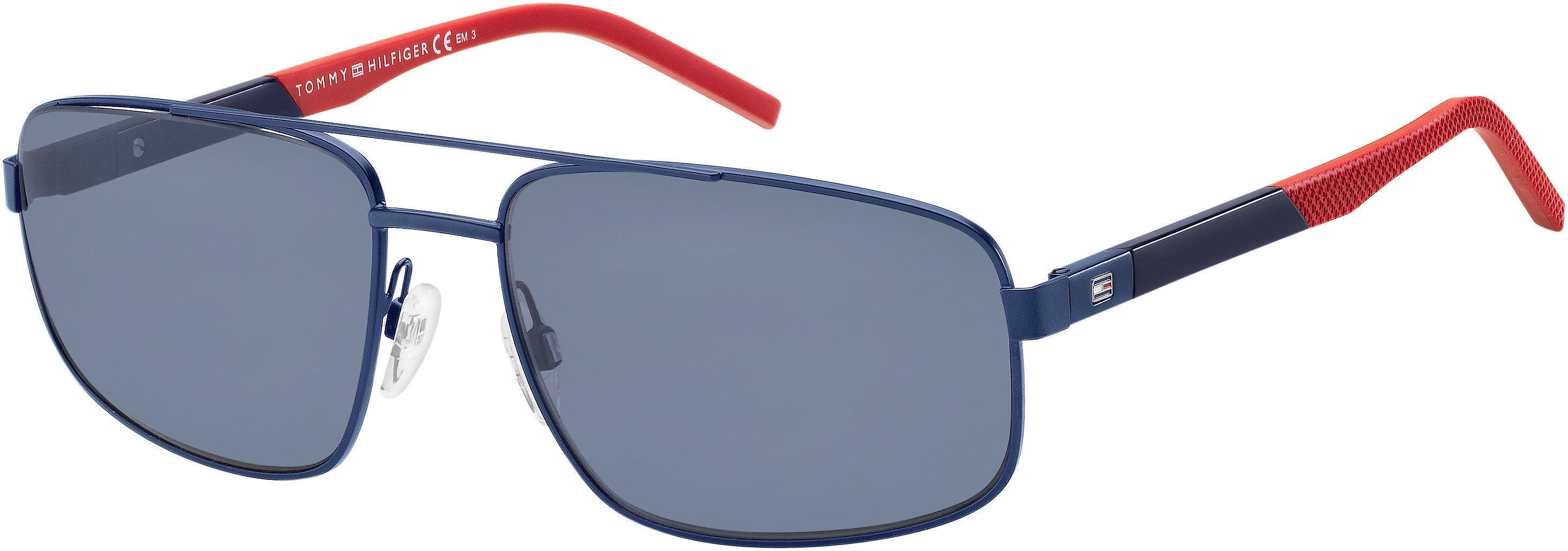 Tommy Hilfiger T. Hilfiger 1651/S Navigator Sunglasses 0FLL-0FLL  Matte Blue (KU Blue)