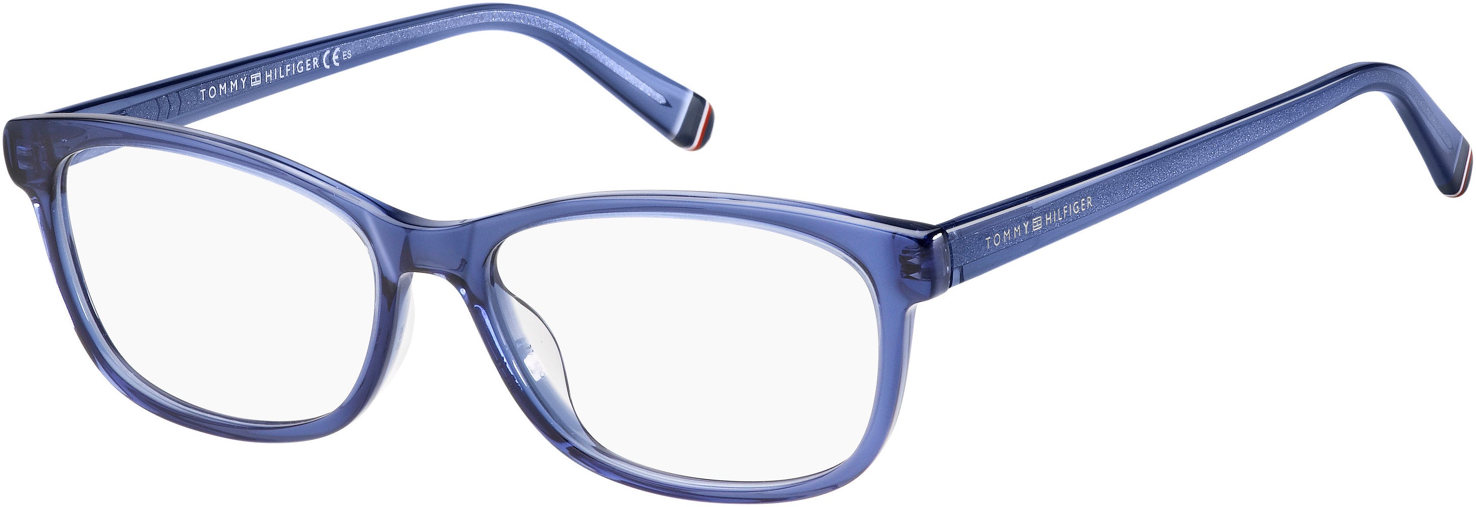 Tommy Hilfiger T. Hilfiger 1682 Cat Eye/butterfly Eyeglasses 0PJP-0PJP  Blue (00 Demo Lens)