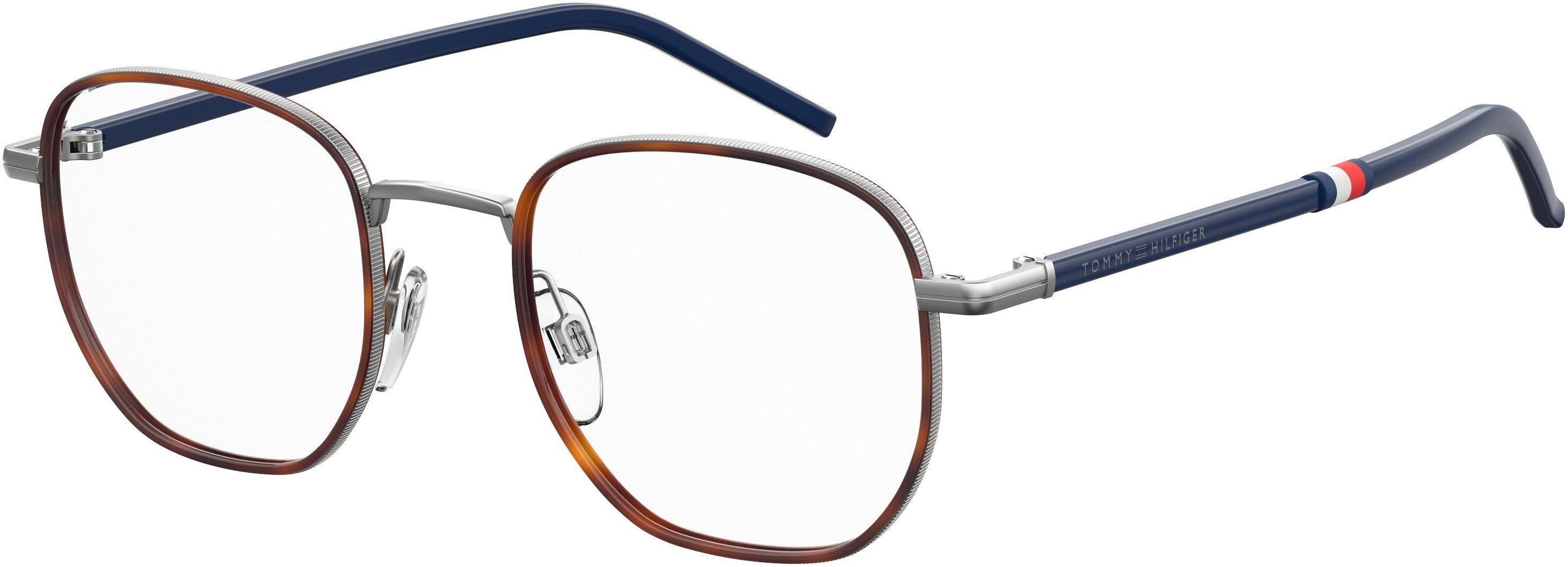 Tommy Hilfiger T. Hilfiger 1686 Rectangular Eyeglasses 0R81-0R81  Matte Ruthenium (00 Demo Lens)