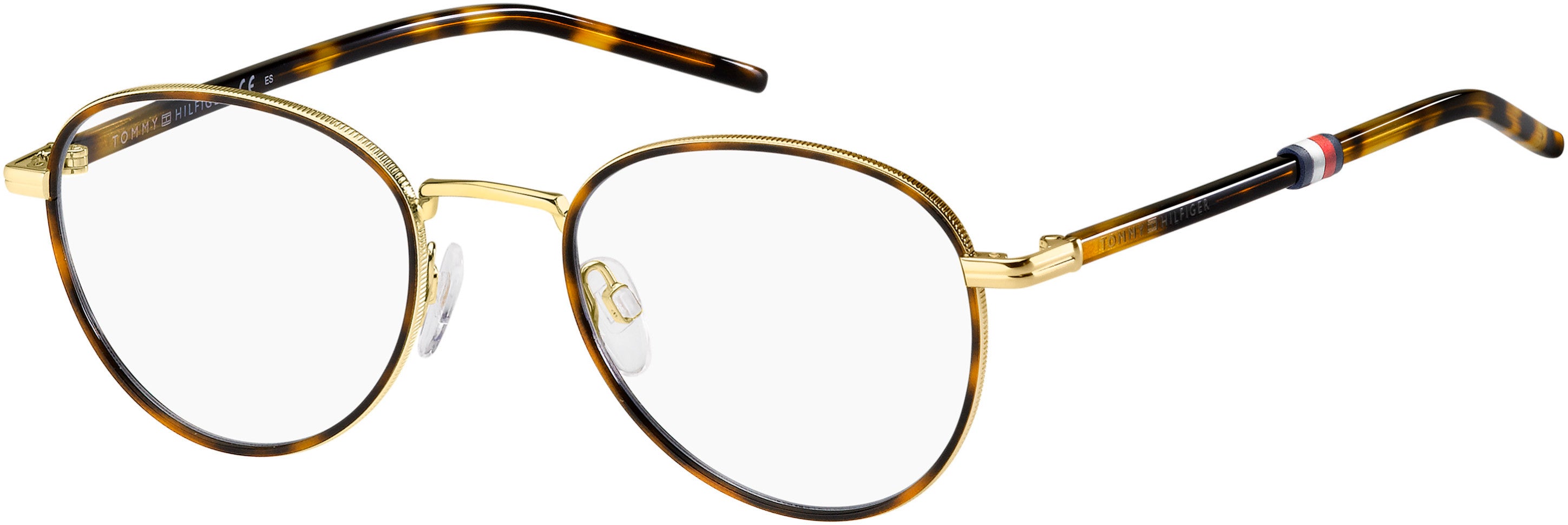 Tommy Hilfiger T. Hilfiger 1687 Tea Cup Eyeglasses 0J5G-0J5G  Gold (00 Demo Lens)