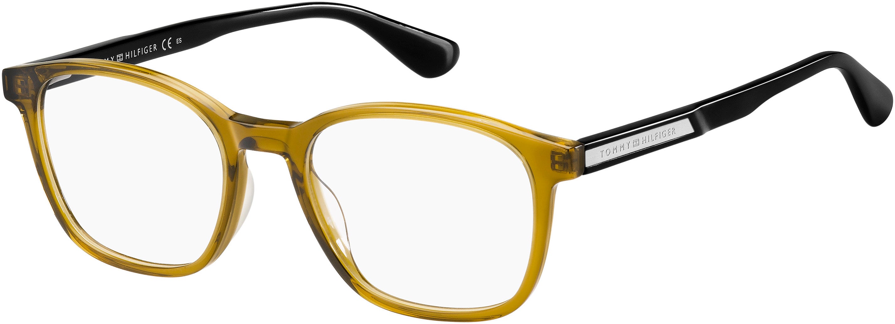 Tommy Hilfiger T. Hilfiger 1704 Rectangular Eyeglasses 0EWD-0EWD  Brown Black (00 Demo Lens)