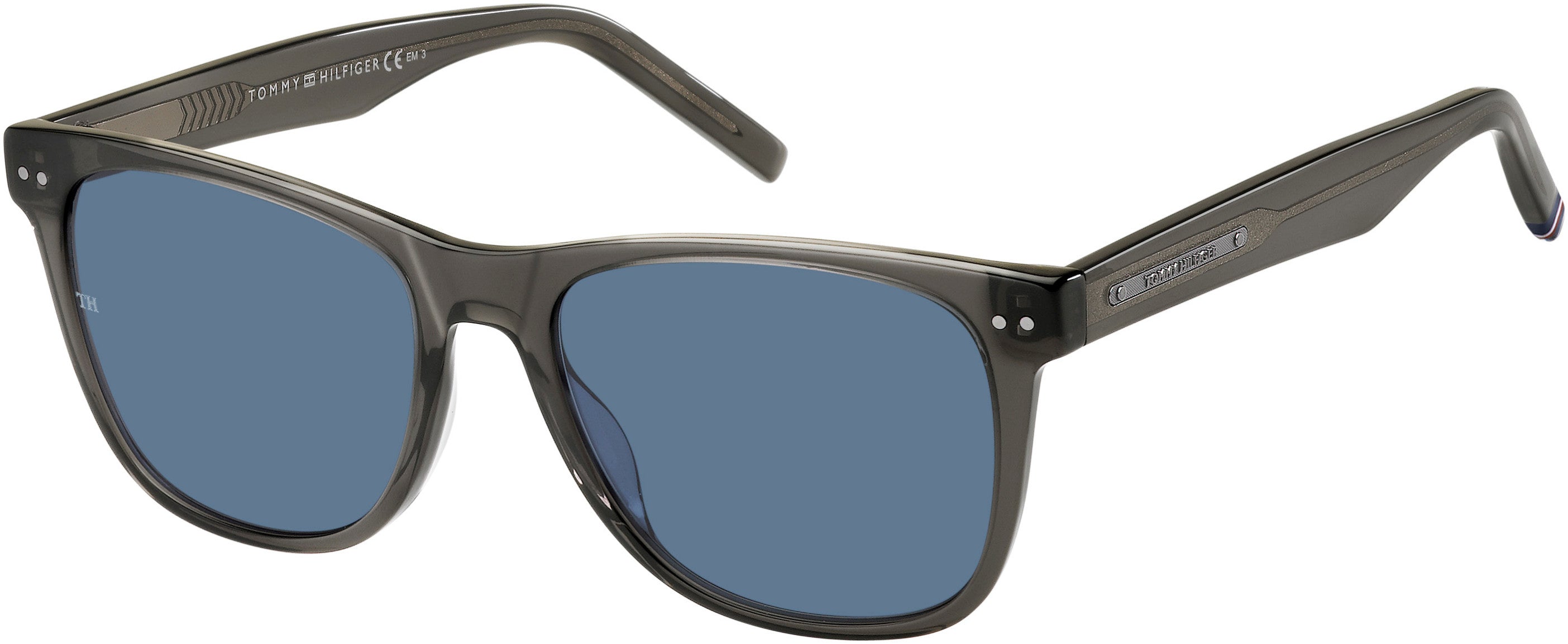 Tommy Hilfiger T. Hilfiger 1712/S Rectangular Sunglasses 0KB7-0KB7  Gray (KU Blue)