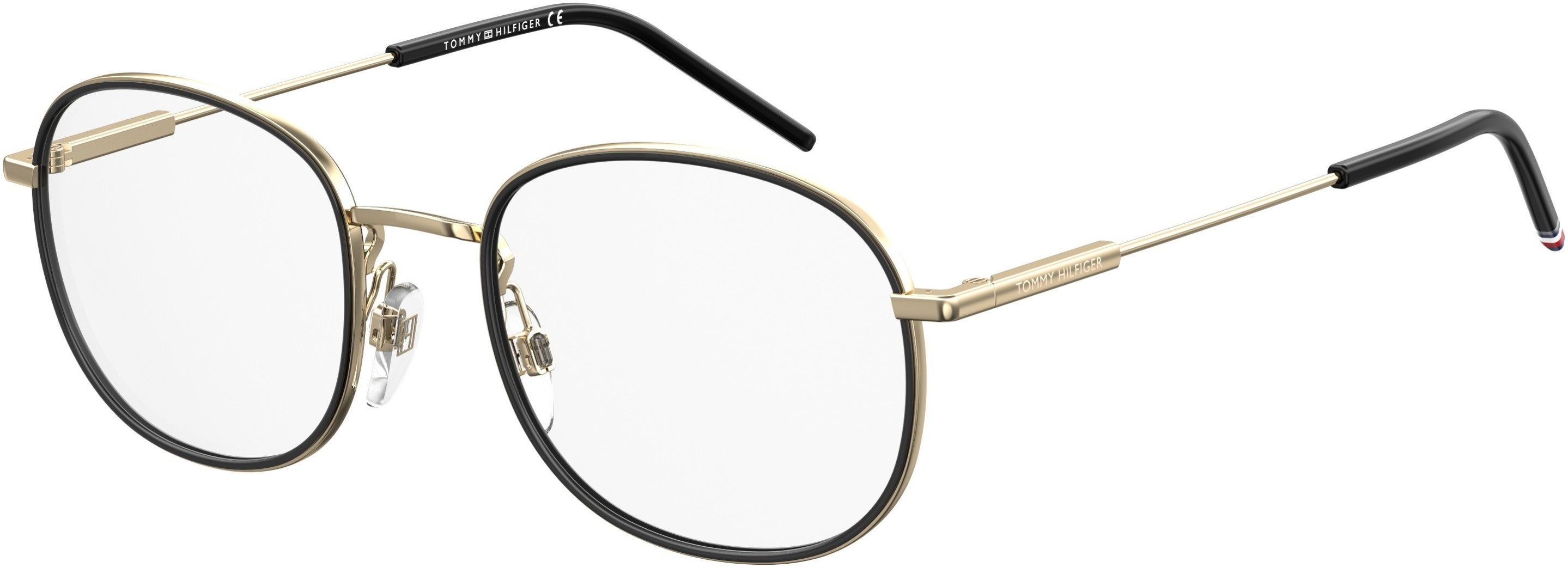 Tommy Hilfiger T. Hilfiger 1726 Rectangular Eyeglasses 0J5G-0J5G  Gold (00 Demo Lens)