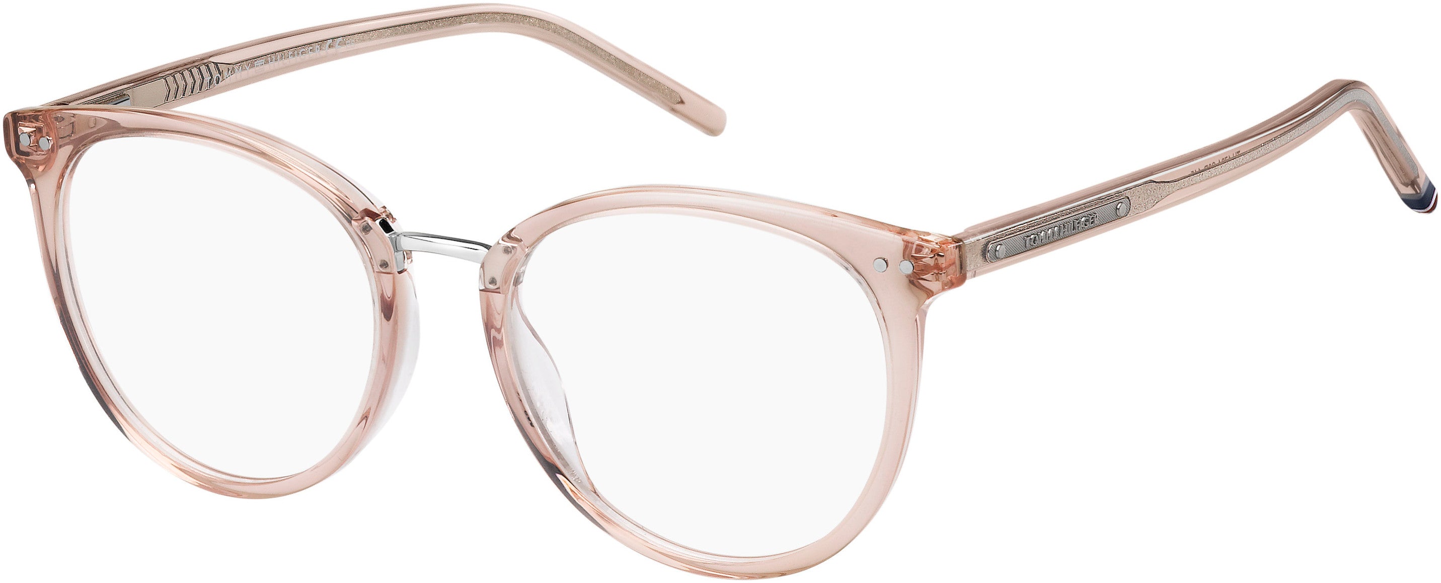 Tommy Hilfiger T. Hilfiger 1734 Tea Cup Eyeglasses 0S8R-0S8R  Light Pink (00 Demo Lens)