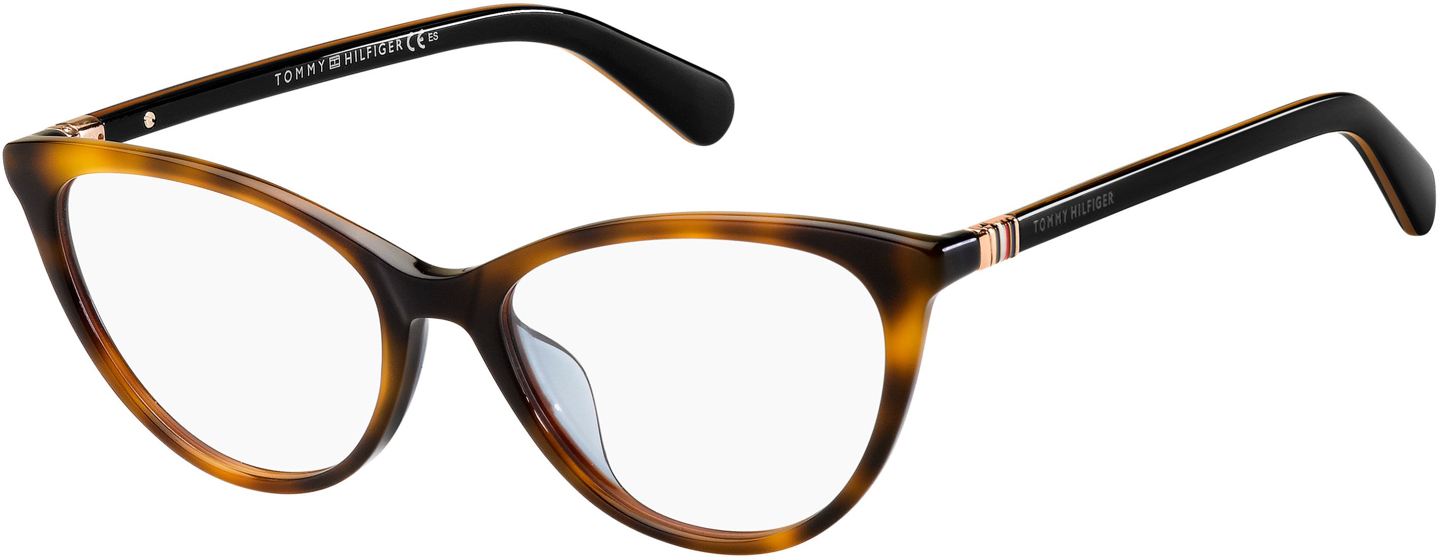 Tommy Hilfiger T. Hilfiger 1775 Cat Eye/butterfly Eyeglasses 005L-005L  Havana (00 Demo Lens)