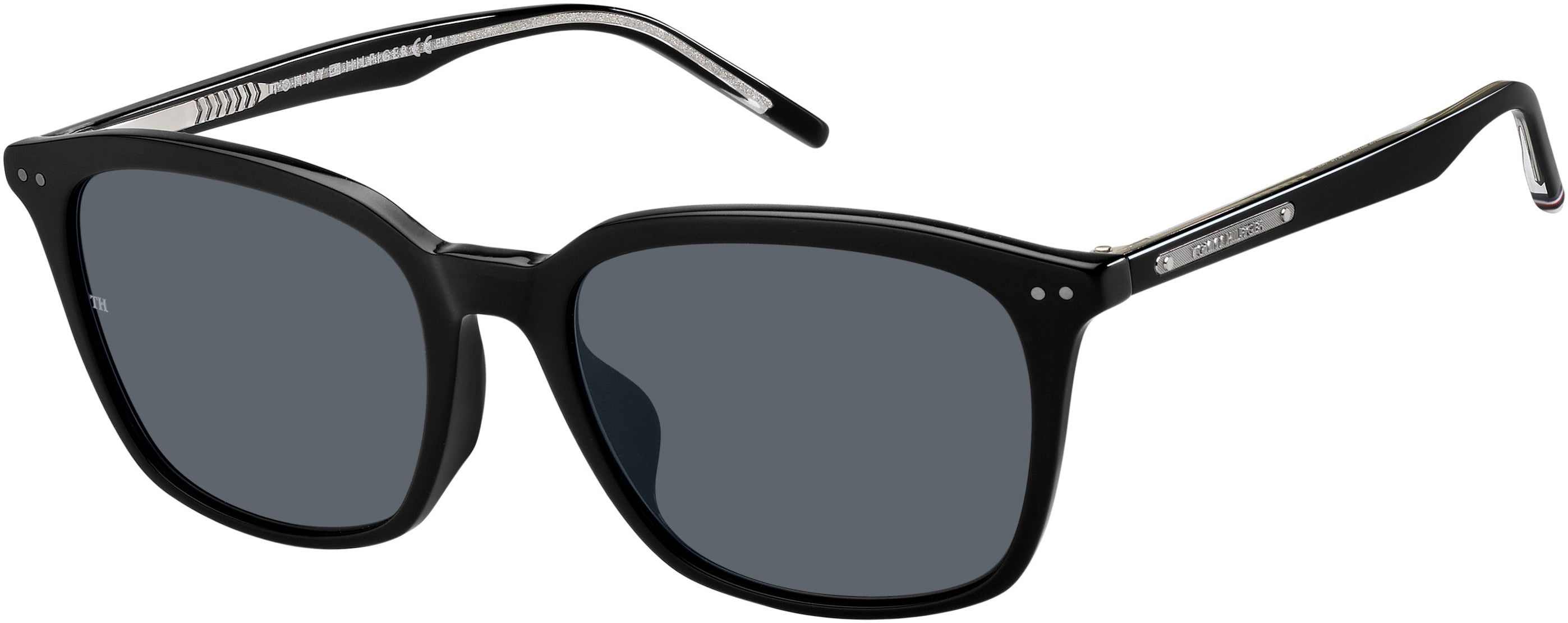 Tommy Hilfiger T. Hilfiger 1789/F/S Square Sunglasses 0807-0807  Black (IR Gray)