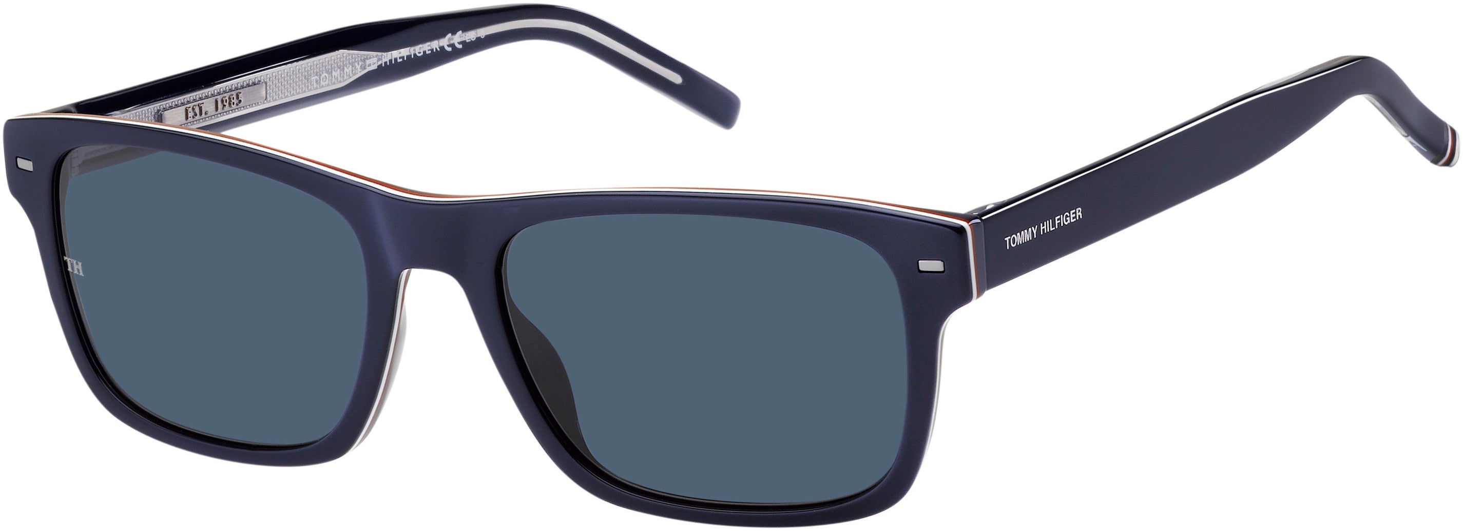 Tommy Hilfiger T. Hilfiger 1794/S Rectangular Sunglasses 0PJP-0PJP  Blue (KU Blue)