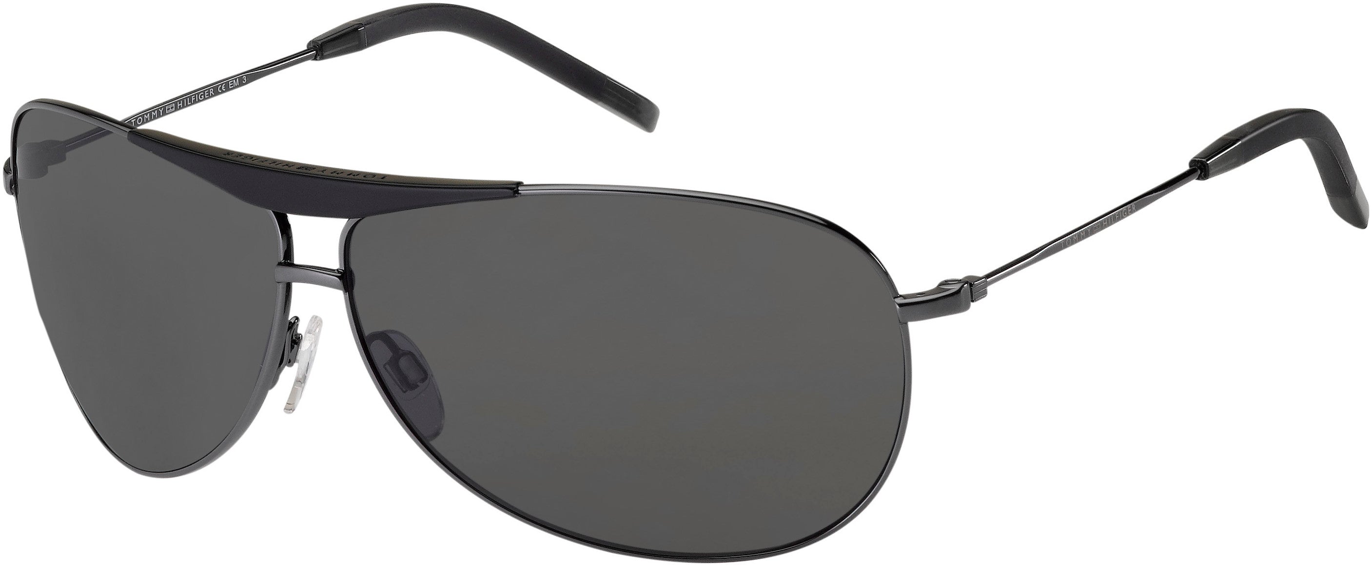 Tommy Hilfiger T. Hilfiger 1796/S Aviator Sunglasses 0KJ1-0KJ1  Dark Ruthenium (IR Gray)