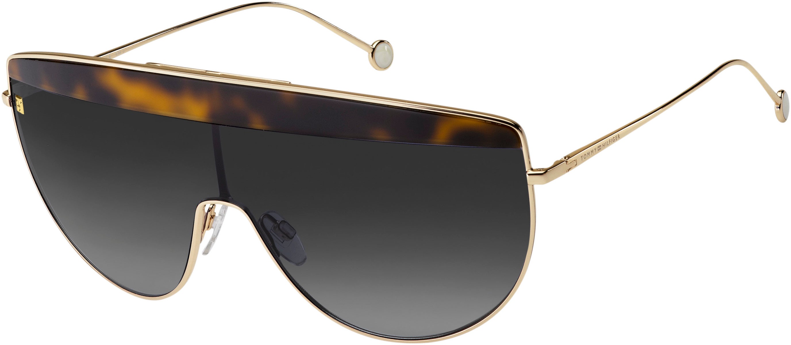 Tommy Hilfiger T. Hilfiger 1807/S Special Shape Sunglasses 0J5G-0J5G  Gold (9O Dark Gray Gradient)