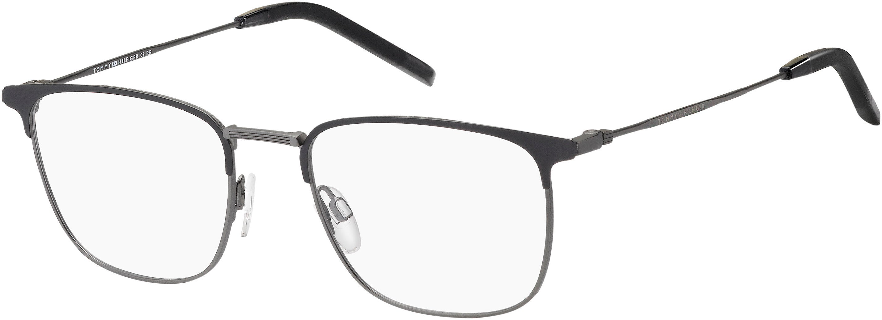 Tommy Hilfiger T. Hilfiger 1816 Square Eyeglasses 0003-0003  Matte Black (00 Demo Lens)