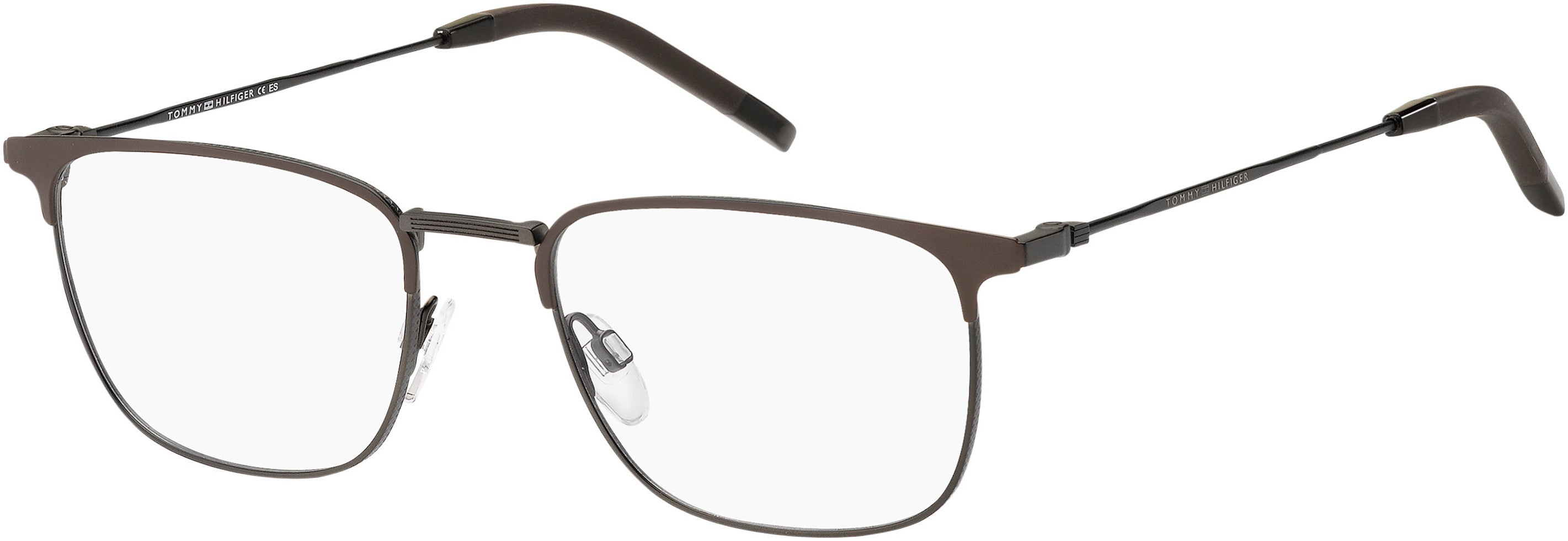 Tommy Hilfiger T. Hilfiger 1816 Square Eyeglasses 04IN-04IN  Matte Brown (00 Demo Lens)