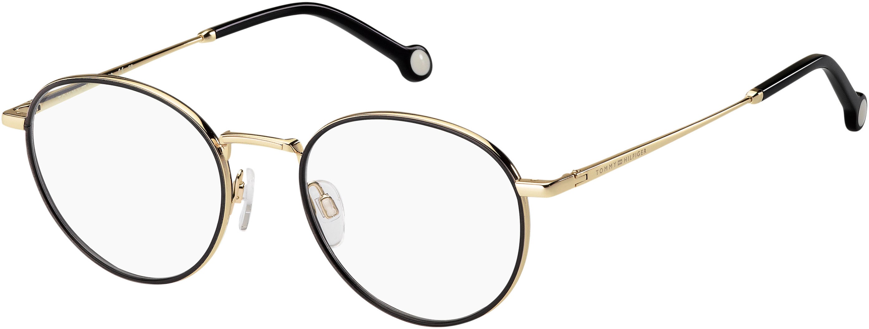 Tommy Hilfiger T. Hilfiger 1820 Oval Modified Eyeglasses 0J5G-0J5G  Gold (00 Demo Lens)