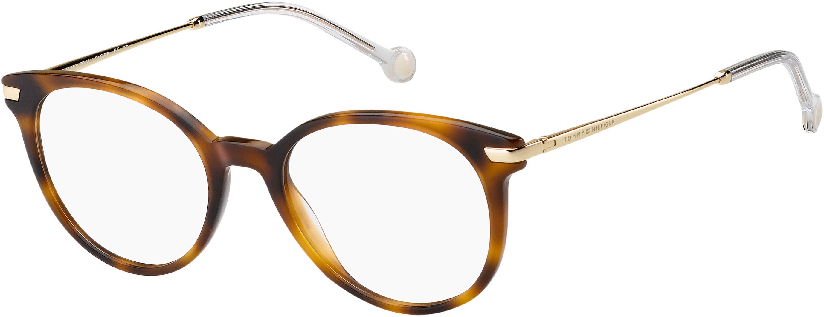 Tommy Hilfiger T. Hilfiger 1821 Oval Modified Eyeglasses 005L-005L  Havana (00 Demo Lens)