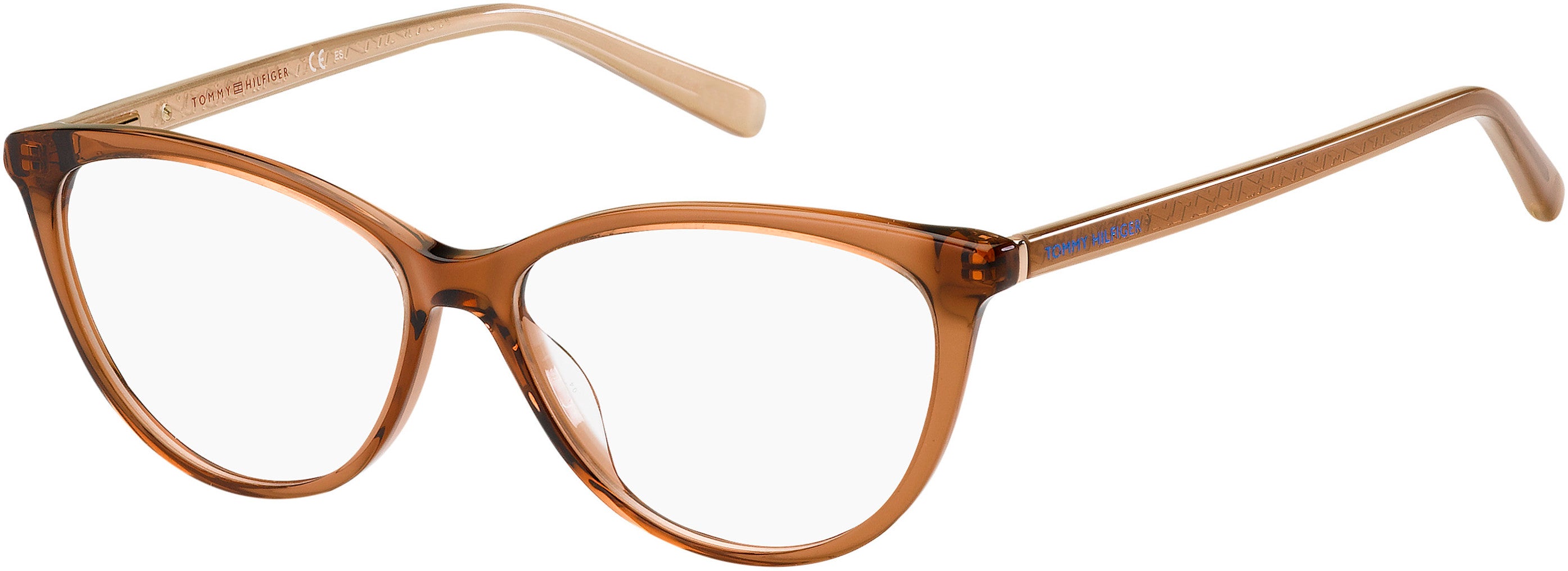 Tommy Hilfiger T. Hilfiger 1826 Cat Eye/butterfly Eyeglasses 009Q-009Q  Brown (00 Demo Lens)