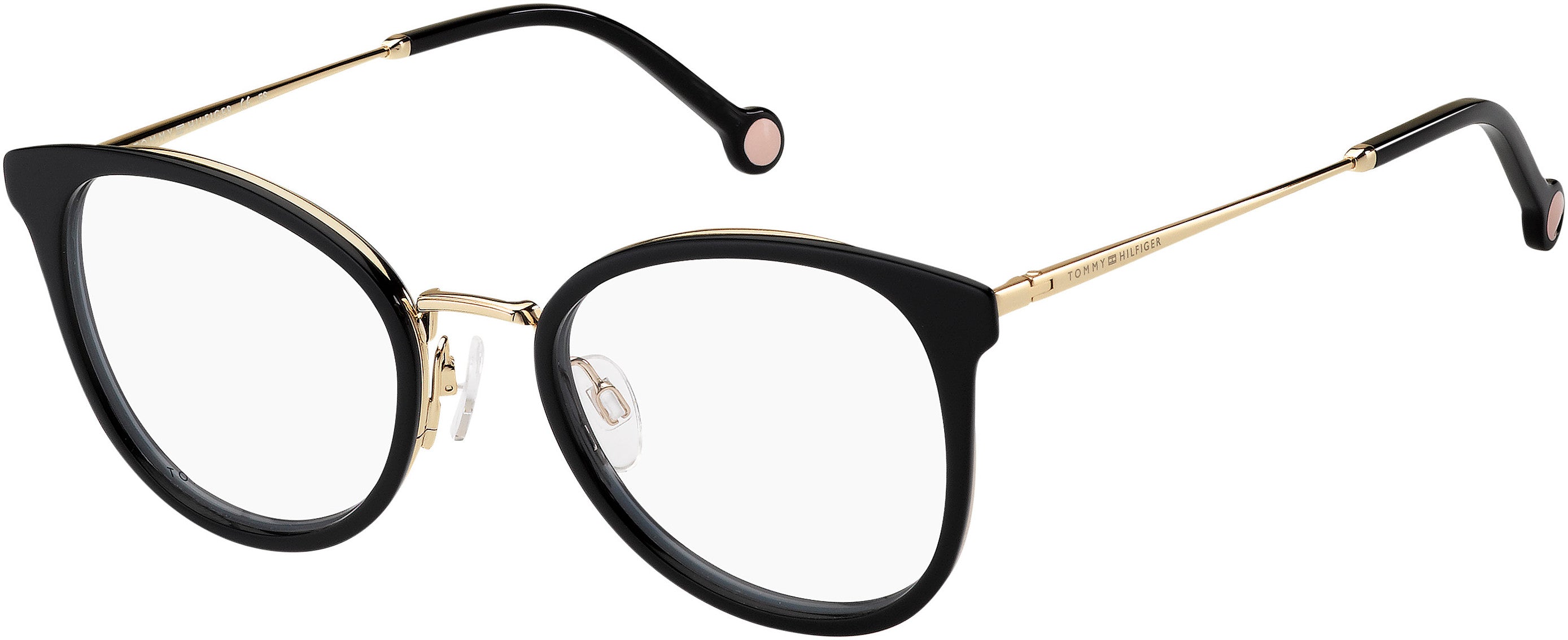 Tommy Hilfiger T. Hilfiger 1837 Cat Eye/butterfly Eyeglasses 0R6S-0R6S  Gray Black (00 Demo Lens)