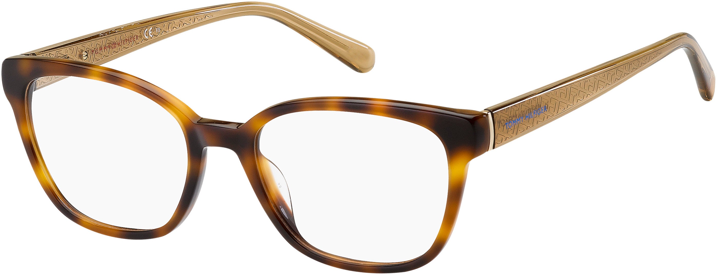 Tommy Hilfiger T. Hilfiger 1840 Square Eyeglasses 005L-005L  Havana (00 Demo Lens)