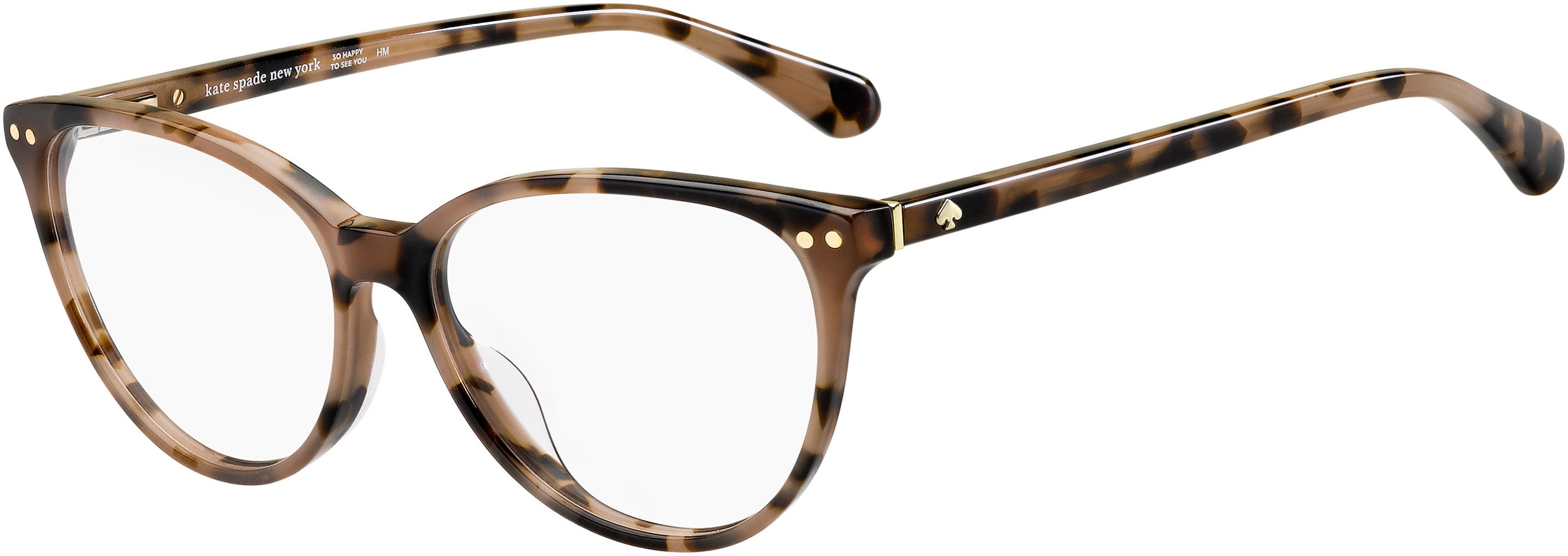 Kate Spade Thea Cat Eye/butterfly Eyeglasses 0086-0086  Dark Havana (00 Demo Lens)