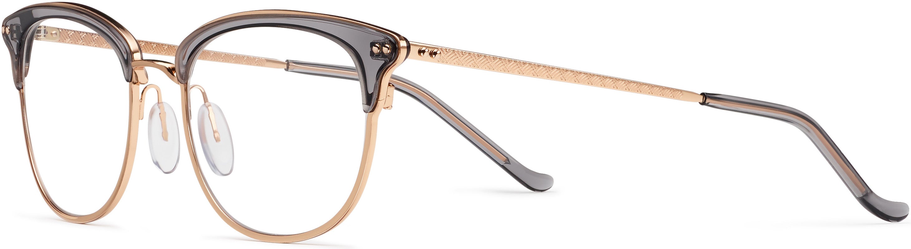 Safilo 2.0 Trama 02 Cat Eye/butterfly Eyeglasses 0KB7-0KB7  Gray (00 Demo Lens)
