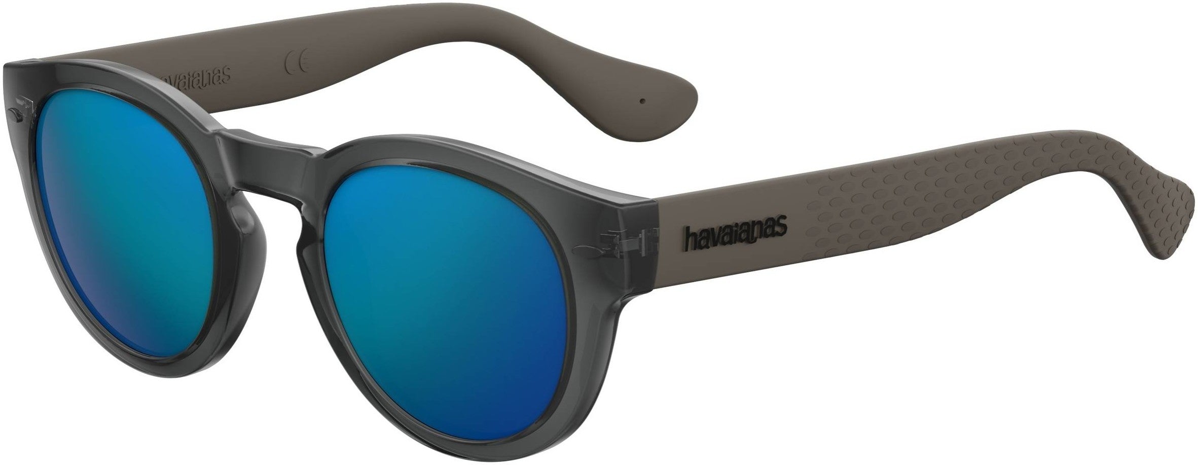 Havaianas Trancoso/M Tea Cup Sunglasses 0HWJ-0HWJ  Dark Gray (Z0 Ml Blue)