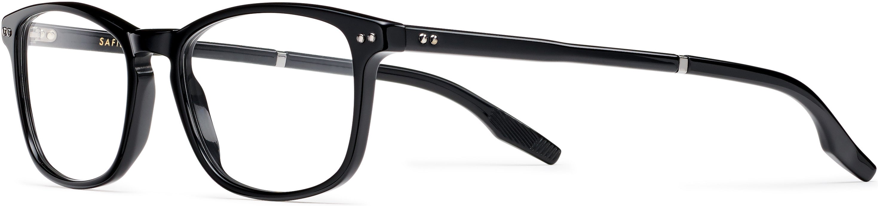 Safilo 2.0 Tratto 02 Square Eyeglasses 0807-0807  Black (00 Demo Lens)