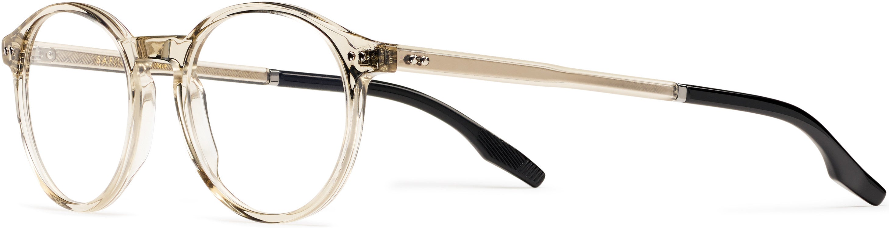 Safilo 2.0 Tratto 03 Oval Modified Eyeglasses 0900-0900  Crystal (00 Demo Lens)