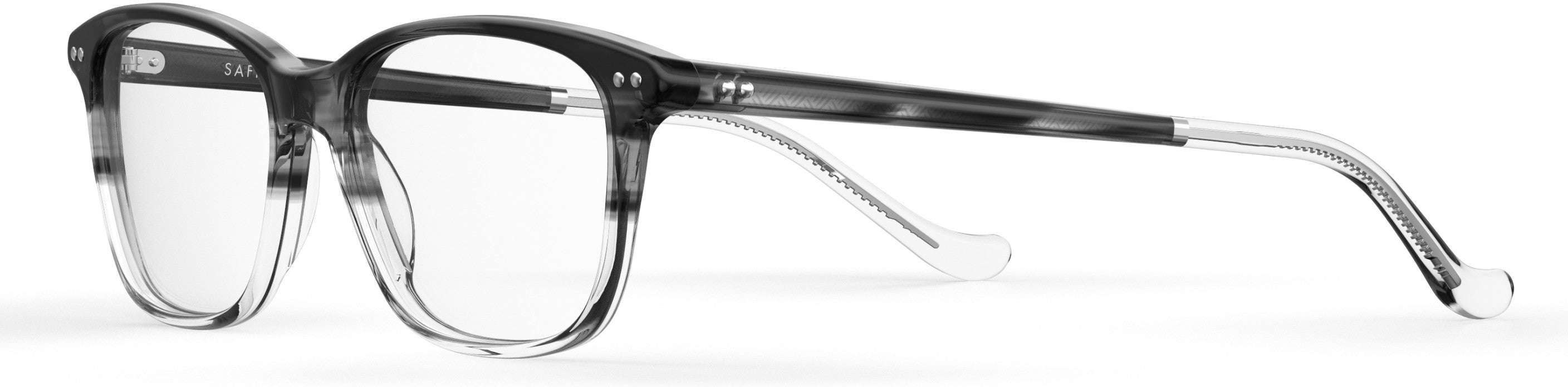 Safilo 2.0 Tratto 04 Square Eyeglasses 09WZ-09WZ  Havana Black Crystal (00 Demo Lens)