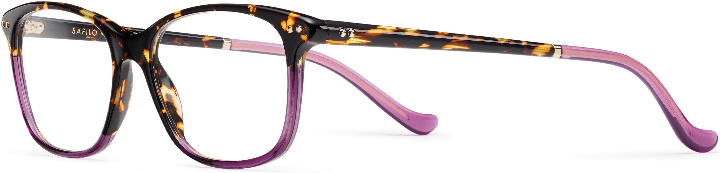 Safilo 2.0 Tratto 04 Square Eyeglasses 0AY0-0AY0  Havana Avio (00 Demo Lens)