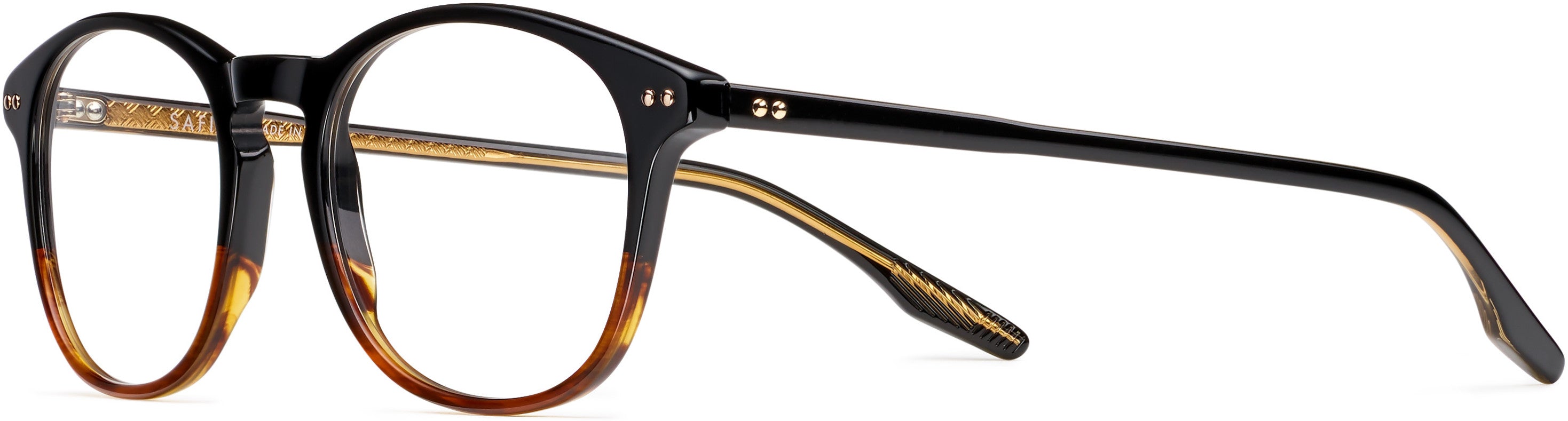 Safilo 2.0 Tratto 07 Square Eyeglasses 0WR7-0WR7  Black Havana (00 Demo Lens)