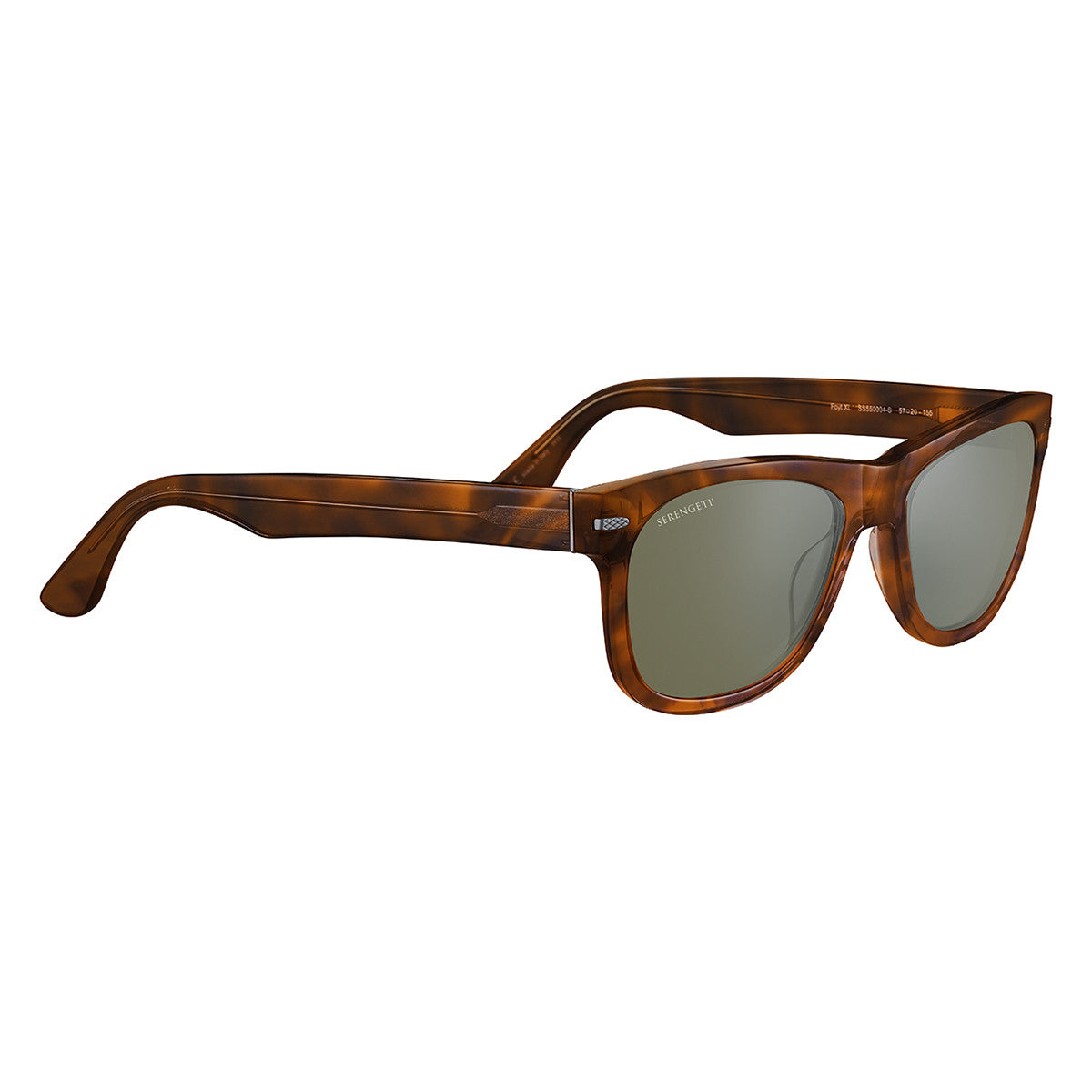 Serengeti Foyt Large Sunglasses  Shiny Classic Havana Large