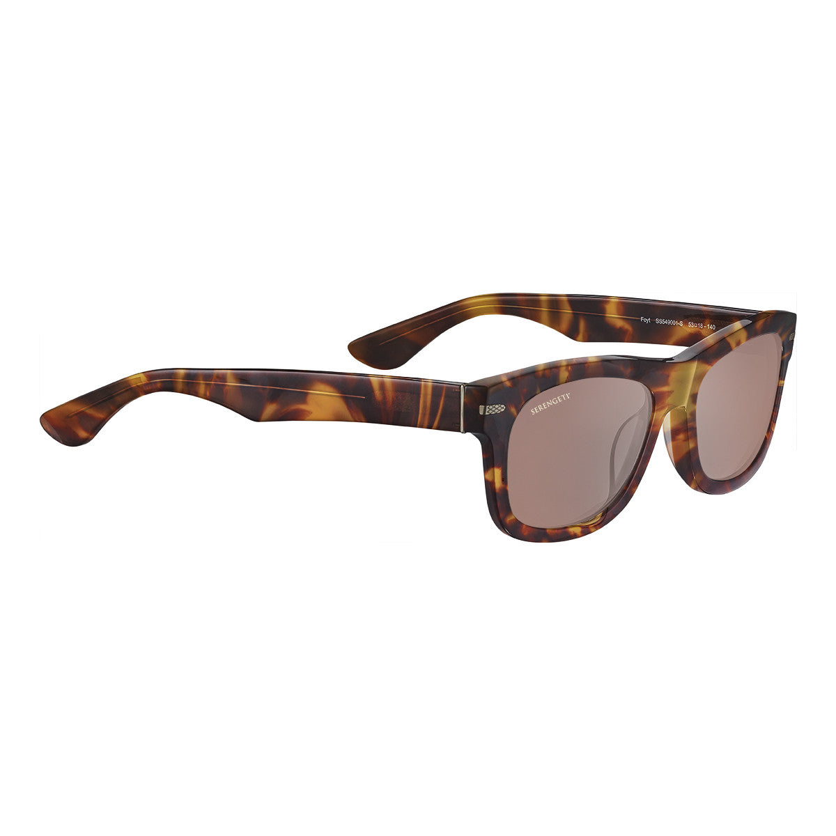 Serengeti Foyt Sunglasses  Shiny Tortoise Havana Medium
