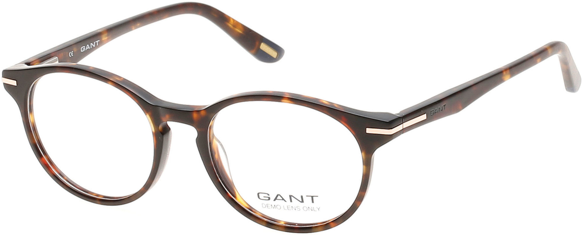 Gant GA3060 Round Eyeglasses 052-052 - Dark Havana