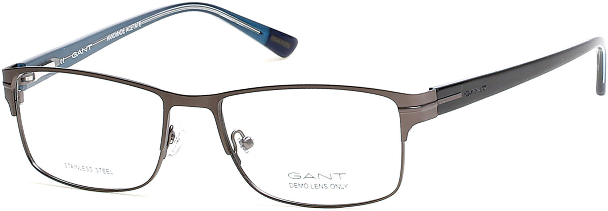 Gant GA3084 Rectangular Eyeglasses 009-009 - Matte Gunmetal