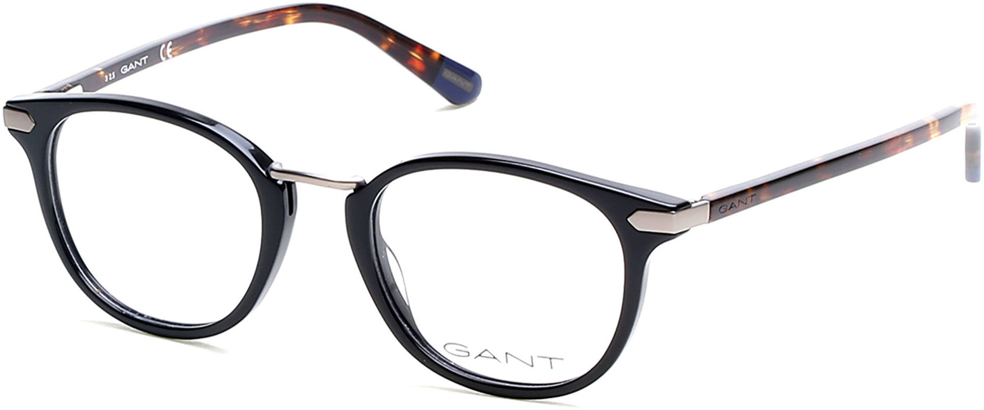 Gant GA3115 Round Eyeglasses 001-001 - Shiny Black