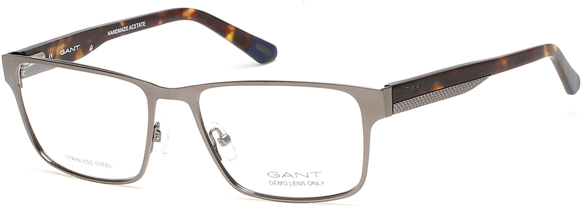 Gant GA3121 Geometric Eyeglasses 009-009 - Matte Gunmetal
