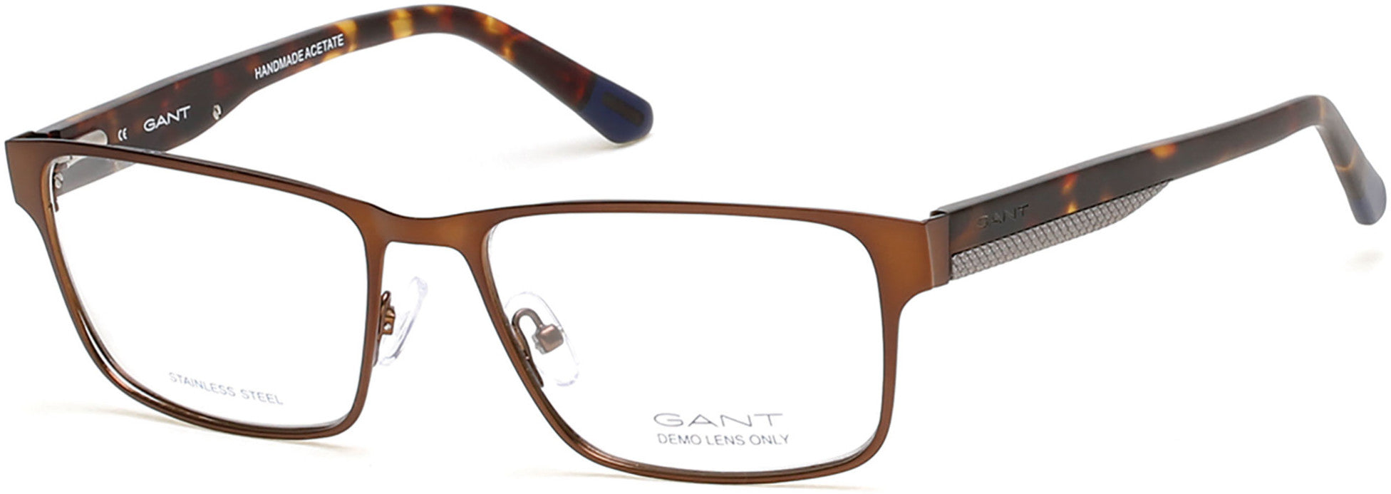 Gant GA3121 Geometric Eyeglasses 049-049 - Matte Dark Brown