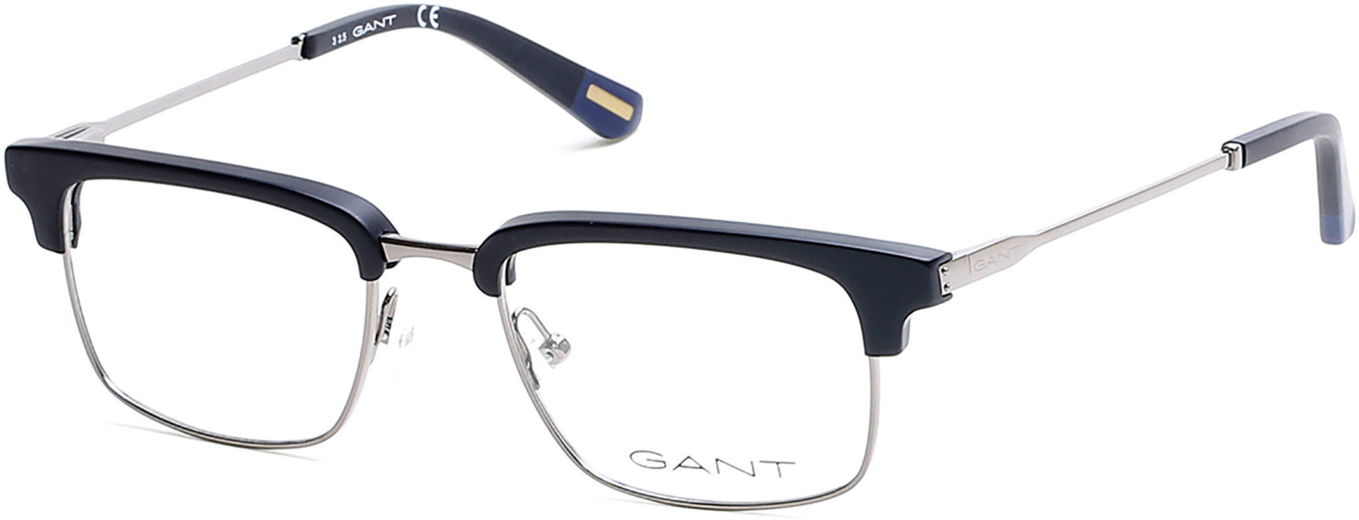 Gant GA3127 Browline Eyeglasses 002-002 - Matte Black