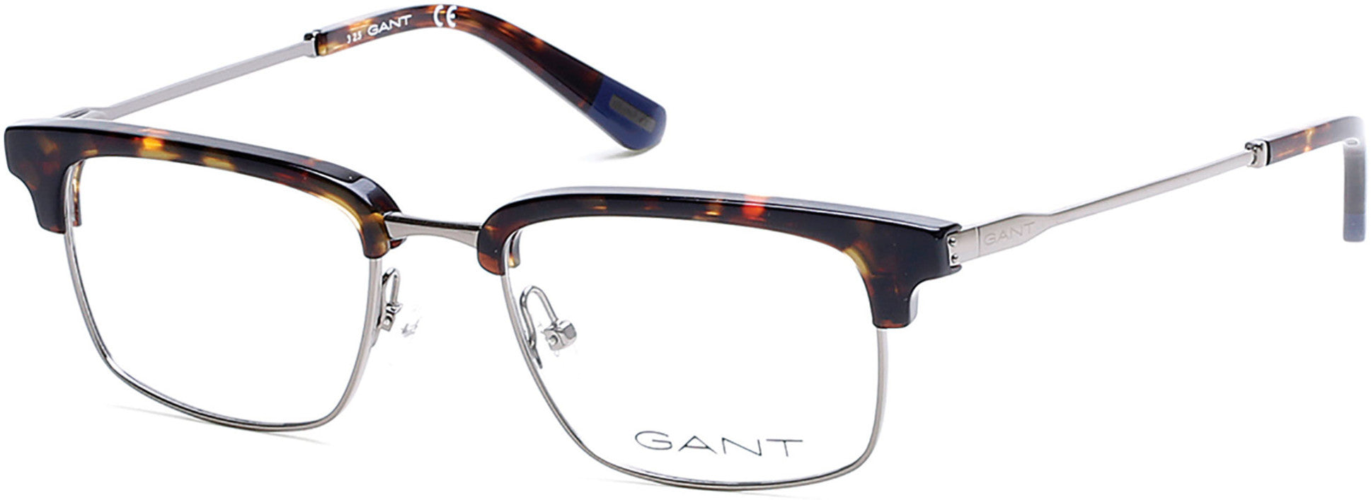 Gant GA3127 Browline Eyeglasses 052-052 - Dark Havana