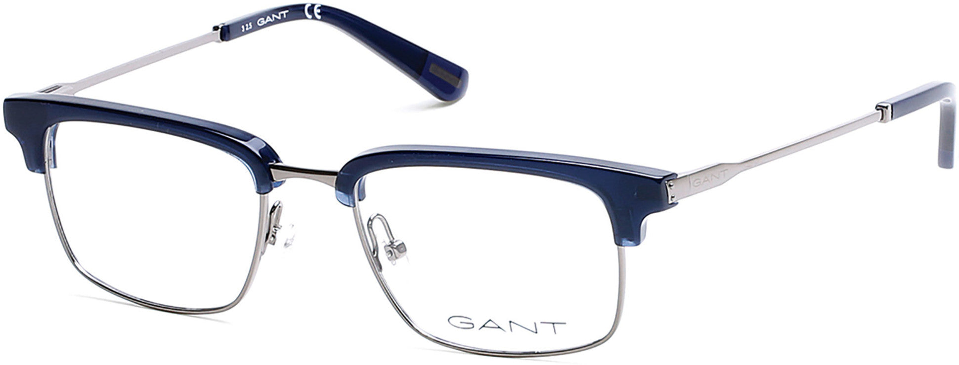 Gant GA3127 Browline Eyeglasses 090-090 - Shiny Blue