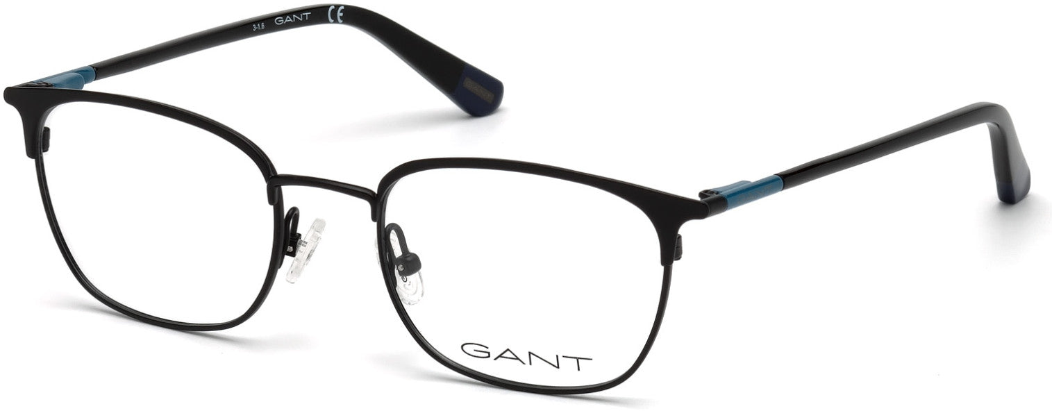 Gant GA3130 Square Eyeglasses 002-002 - Matte Black