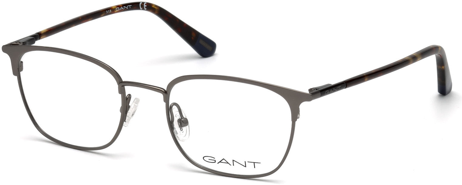 Gant GA3130 Square Eyeglasses 009-009 - Matte Gunmetal