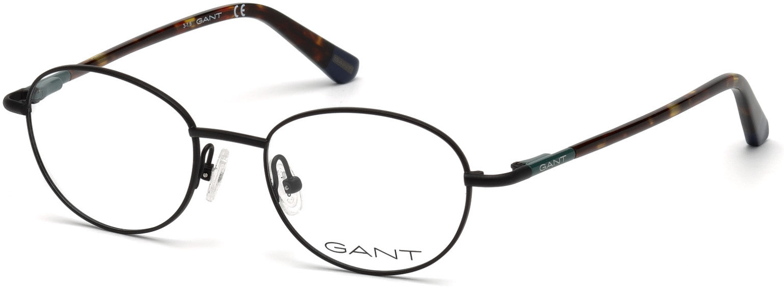 Gant GA3131 Round Eyeglasses 002-002 - Matte Black