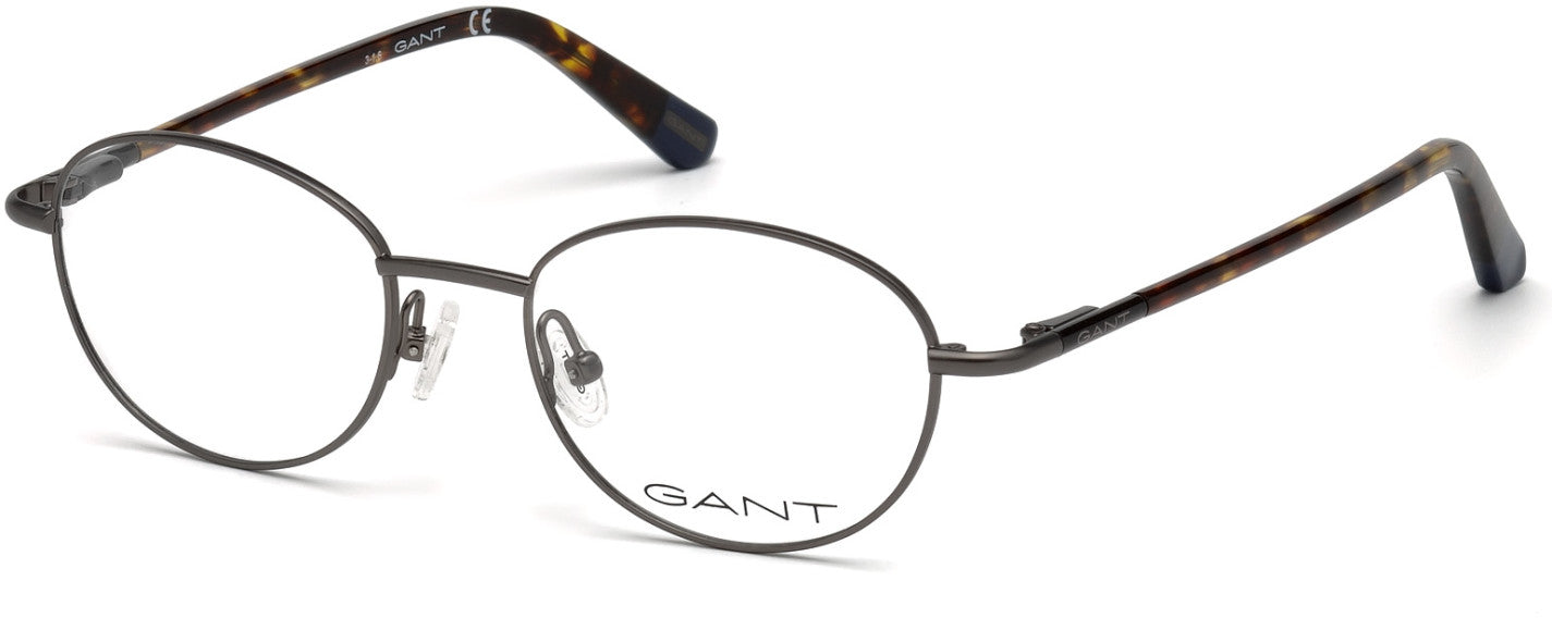 Gant GA3131 Round Eyeglasses 009-009 - Matte Gunmetal